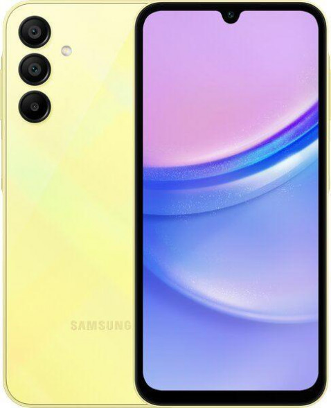 Смартфон SAMSUNG Galaxy A15 6/128Gb Yellow (SM-A155FZYGMEA)