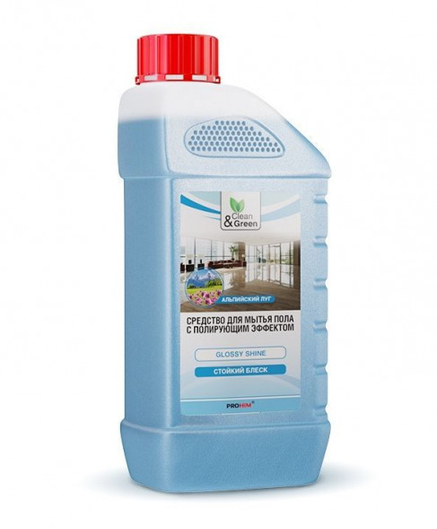 Моющее средство CLEAN&amp;GREEN CG8028 с полирующим эффектом для пола 1 л.
