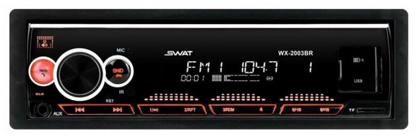 Автомагнитола SWAT WX-2003BR ресивер 1 DIN
