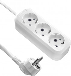Удлинитель DEFENDER (99368) R330 16 А, 3 роз х 1,5м , белый