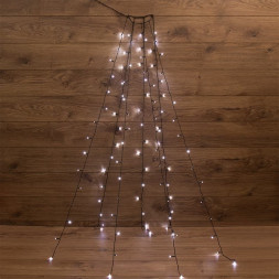 Гирлянда NEON-NIGHT (235-075) ЕЛОЧНАЯ ГИРЛЯНДА С КОЛЬЦОМ, 7 НИТЕЙ ПО 1,5 М, ДИОДОВ БЕЛЫЙ, НЕ СОЕДИНЯЕТСЯ