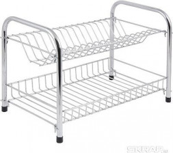 РЫЖИЙ КОТ W3856E сушилка для посуды двухуровневая (310859)