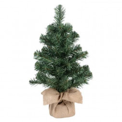 Декоративная елочка NEON-NIGHT (533-332) ЕЛОЧКА 45СМ В ПЛЕТЕНОМ МЕШОЧКЕ, ПВХ