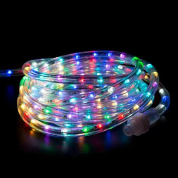 Гирлянда NEON-NIGHT (245-119) ДЮРАЛАЙТ LED , С ДИНАМИКОЙ (2W) - RGB O13ММ, 36LED/М, 14М