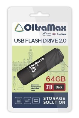 USB флэш-накопитель OLTRAMAX OM-64GB-310-Black