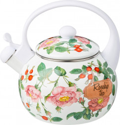 Чайник AGNESS 934-579 ШИПОВНИК эмал. индукция 2,2л