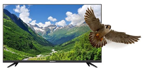 Телевизор KRAFT KTV-P32HD03T2CI Безрамочный