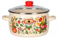 Кастрюля APPETITE 1RC181S Болоньезе эмал сфер 3,0л