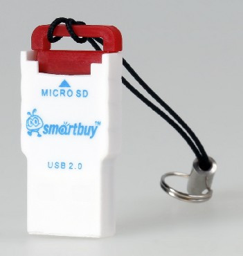 Устройство чтения карт памяти SMARTBUY (SBR-707-R) красный