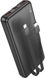 Зарядное устройство BOROFONE (6941991111853) BJ57 10000mAh 2USB+Type-C 2.4A 22.5W+PD 20W , Black