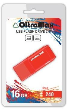 USB флэш-накопитель OLTRAMAX OM-16GB-240-красный