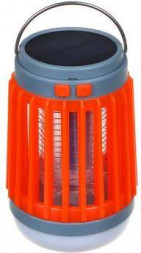 Светильник/антимоскитная лампа РУССО ТУРИСТО Светильник/антимоскитная лампа, 5 режимов, солнеч.бат, USB, 1500мАч, пластик,металл (118-187)