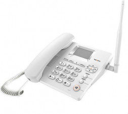 Телефон проводной TEXET FX-100 белый
