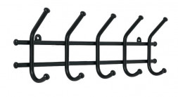 Вешалка ЗМИ Вешалка настенная &quot;Норма 5&quot; Черный ВН 24