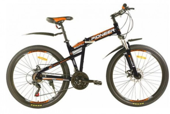 Велосипед PIONEER SHUTTLE 26&quot;/17&quot; black-orange-white