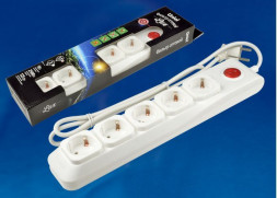 Сетевой фильтр UNIEL (UL-00001750) S-GSL5-1,5 WHITE