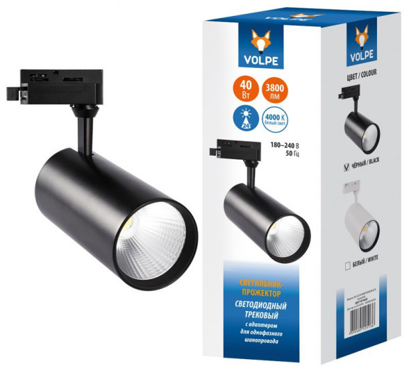 ЭЛЕКТРИКА VOLPE (UL-00005947) ULB-Q276 40W/4000К BLACK