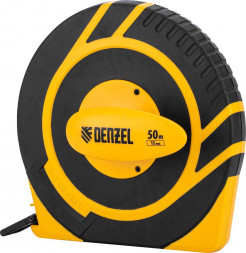 Геодезическая рулетка DENZEL Рулетка геодезическая 50 м х 15 мм, закрытый корпус, фиберглассовая лента Denzel 31292