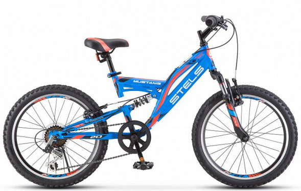 Велосипед STELS Mustang V 20&quot; V010 (м)*LU088353 *LU092147 13&quot; Синий 2021
