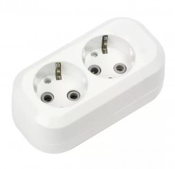 Колодка SMARTBUY (SBE-16-2-00-Z), 2 гнезда 16А/3,5кВт с/з