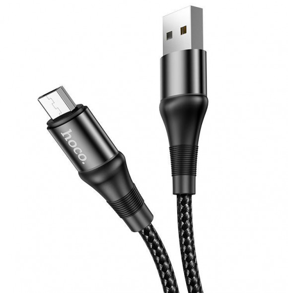 Кабель microUSB HOCO (6931474734211) X50 USB (m) - microUSB (m) 1.0м - черный