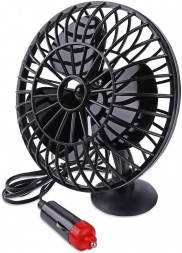 JUST TREND Вентилятор автомобильный JT Сomfort 9041J 12В 5" (корпус: пластик, цвет:чёрный)