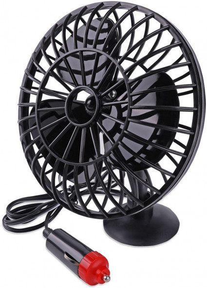 JUST TREND Вентилятор автомобильный JT Сomfort 9041J 12В 5&quot; (корпус: пластик, цвет:чёрный)