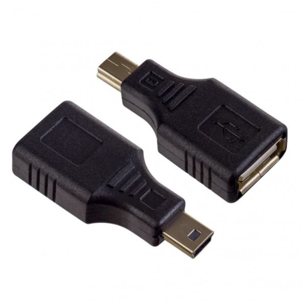 Кабель, переходник PERFEO (A7016) переходник USB2.0 A розетка - MINI USB вилка (5)