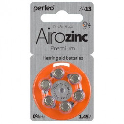 Элементы питания PERFEO ZA13-6BL AIROZINC PREMIUM (6)