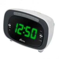 Радиочасы будильник RITMIX RRC-1250 белый