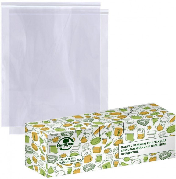 Пакеты с zip замком MULTIDOM VL80-506 MULTIDOM VL80-506