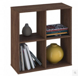 Стеллаж POLINI Стеллаж Polini Home Smart Кубический 4 секции, винтаж (1кор)