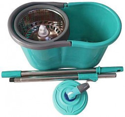 Швабра РЫЖИЙ КОТ Швабра Торнадо Mini в комплекте с ведром (109101)