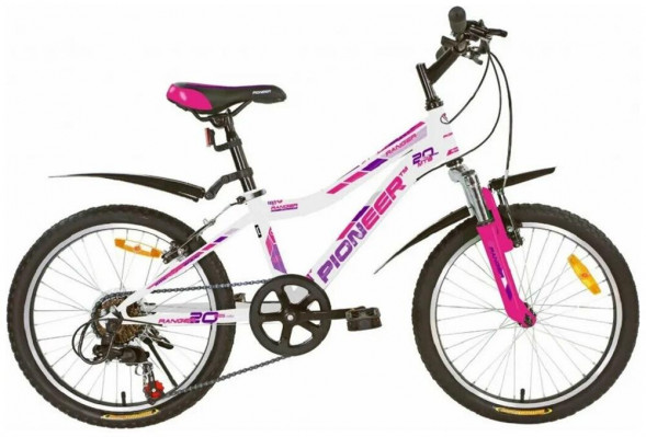 Велосипед PIONEER RANGER 20&quot;/11&quot; white-pink-vilet