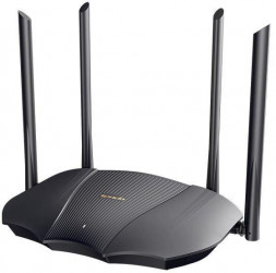 TENDA Wi-Fi TX12 Wi-Fi 6 роутер AX3000, до 574 Мбит/с на 2,4 ГГц + до 2402 Мбит/с на 5 ГГц, LAN 2x1Гбит/с, WAN 1x1Гбит/с, 4 антенны