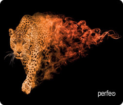 Коврик для компьютерной мыши PERFEO (PF_D0685) &quot;Flames&quot; &quot;Леопард&quot;
