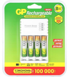 Зарядное устройство GP (18733) 100AAAHC/CPBR-2CR4 (AAA)