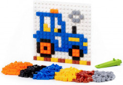 Игрушка ПОЛЕСЬЕ Конструктор Классик Мозаика 4 (техника) (350 элементов) (в пакете)