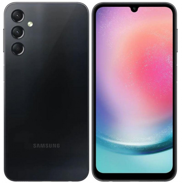 Смартфон SAMSUNG Galaxy A24 A245F 4/128Gd Black (SM-A245FZKUCAU)