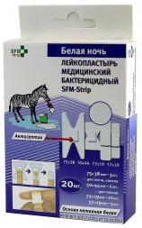 Лейкопластырь SFM Лейкопластырь SFM набор БЕЛАЯ НОЧЬ №20 бактерицидный
