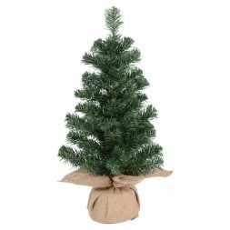 Декоративная елочка NEON-NIGHT (533-333) ЕЛОЧКА 60СМ В ПЛЕТЕНОМ МЕШОЧКЕ, ПВХ