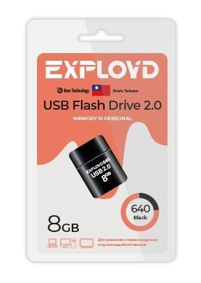 USB флэш-накопитель EXPLOYD EX-8GB-640-Black