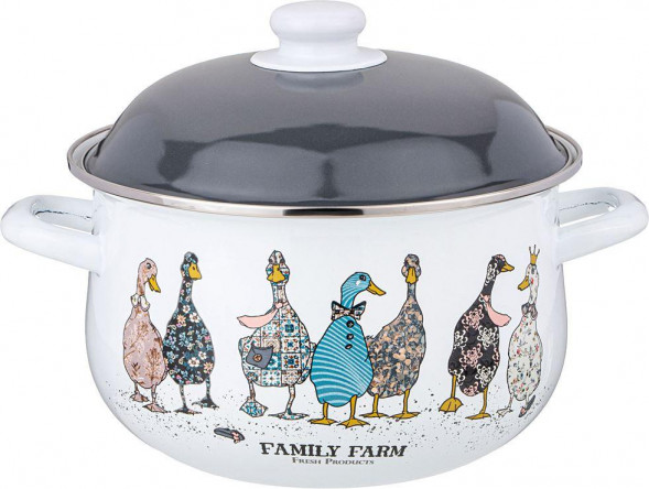 Кастрюля AGNESS 934-623 FAMILY FARM 3.6л
