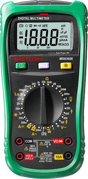 Измеритель емкости и индуктивности MASTECH (13-2028) Измеритель емкости и индуктивности (RLC-метр) MS8360E