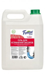 Бытовая химия FOREST CLEAN Гель для устранения засоров TURBO 5 л