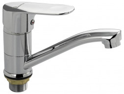 Смеситель для кухни SENATOR 4650S Смеситель для кухонной мойки и раковины, поворотный излив 14 см шаровый