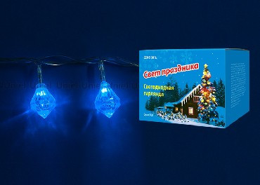 Гирлянда UNIEL (07922) ULD-S0280-020/DTA BLUE DIAMONDS