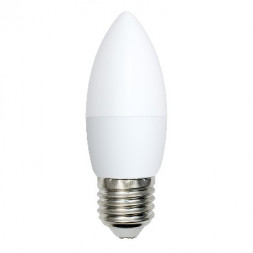Лампа светодиодная VOLPE (UL-00003807) LED-C37-9W/WW/E27/FR/NR Теплый белый свет 3000K