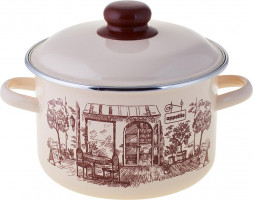 Кастрюля APPETITE 1RD221М CAFE эмал цил 5,5л