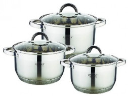 Набор из нержавеющей стали ZEIDAN Z-50626 4л, 5,3л, 6,7л